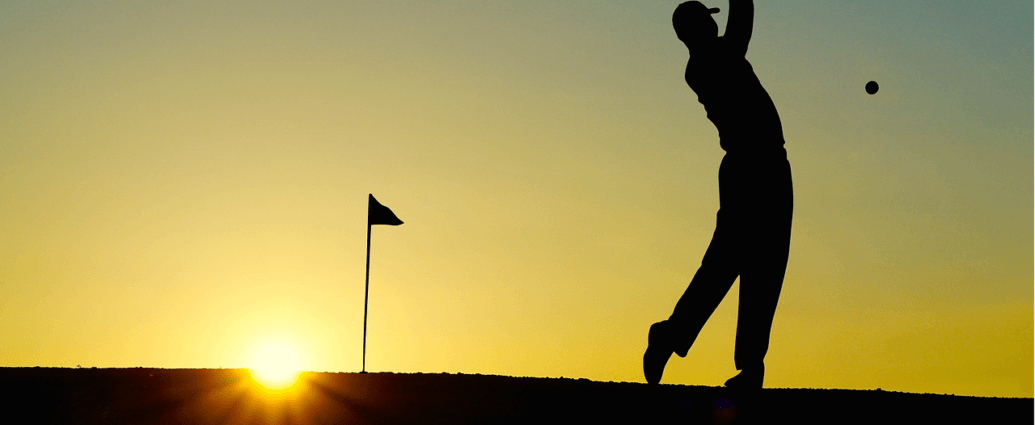 golf, golfed, sunset, sports, golfer, golf clubs, single hole flag, outdoor, man, nature, human, fitness, active, elegant